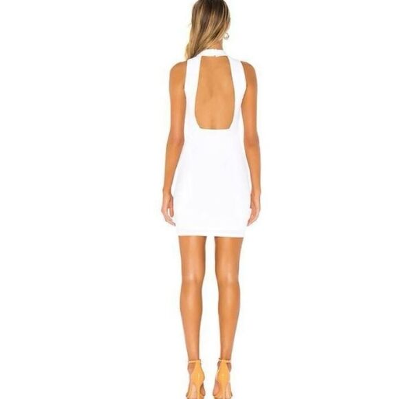 Lovers + Friends Christina Mini Dress Sleeveless Backless White Size Small - Picture 9 of 16